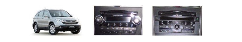 ซ่อม เปลี่ยน ถอด วิทยุเดิมติดรถ honda crv gen3 usb aux bluetooth