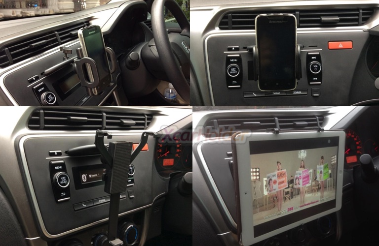 Honda city ที่วางมือถือ ติดipad ในรถ