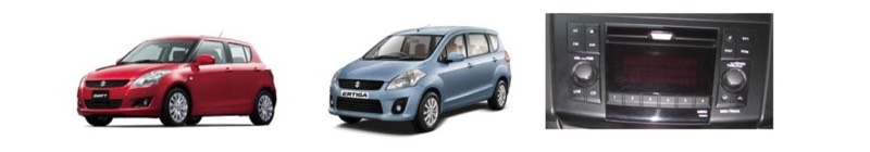 วิทยุเดิมติดรถยนต์ suzuki swift ec0 1.25